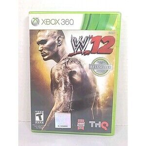 WWE '12  Xbox 360 CIB Complete w/ Manual Tested